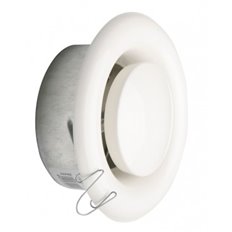 Difusor Empotrable Con Regulacion De Aire 0-22 Cm Acero-Blanco Fepre