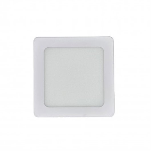 Downlight Led Empotrar Cuadrado Blanco Kone 12Cm 6W 600Lm 4000K Cristalrecord