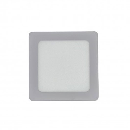 Downlight Led Empotrar Cuadrado Gris Kone 30Cm 24W 2400Lm 4000K Cristalrecord