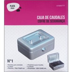 Caja Caudales Kylate 152X115X80Mm Plata N.1 Kylate