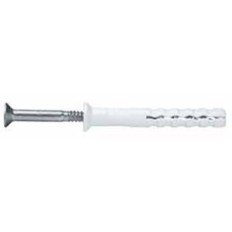 Taco Clavable Tornillo Cabeza Avellanada 08X100Mm Nylon Index 100 Pz