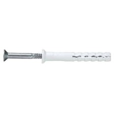 Taco Clavable Tornillo Cabeza Avellanada 08X120Mm Nylon Index 100 Pz
