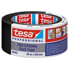 Cinta Americana Eco Pro Strong 25 M X 50 Mm Negro Tesa Tape CAJA 6 UDS