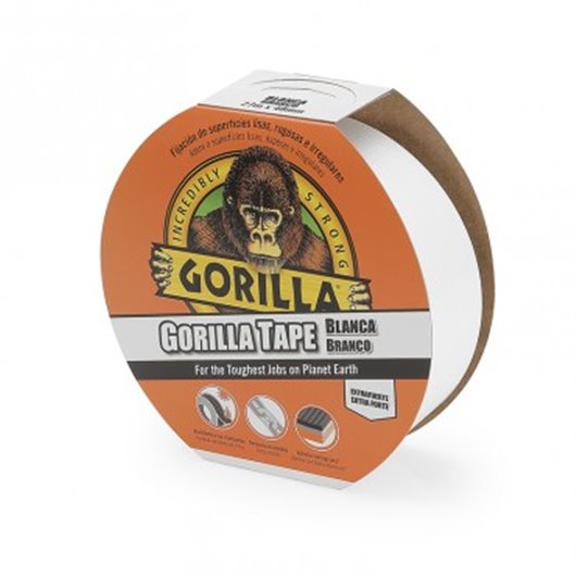 Cinta Americana Gorilla Tape 27,4 M X 48 Mm Blanco Gorilla