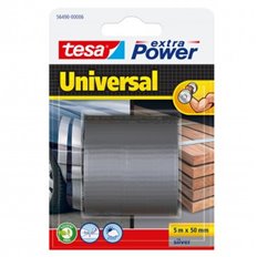 Cinta Americana Universal Extra Power 5 M X 50 Mm Plata Tesa