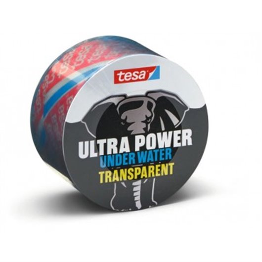 Cinta De Reparacion Bajo Agua Ultra Power Underwater 1,5 M X 50 Mm Transparente Tesa Tape