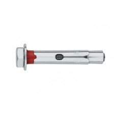 Taco Tornillo Hexagonal Antigiro 06X060Mm Ø  8 Metal  Cincado Ch 200 Pz