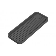 Bandeja Fregadero Silicona Sartenero Tydi Mat 23 X 9Cm Cromado Metaltex