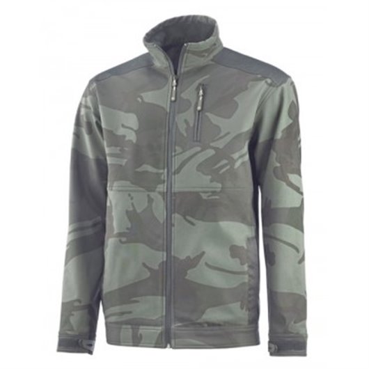 Chaqueta Cortavientos Kamaleon Camuflaje Verde Talla L Juba