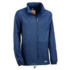 Chubasquero Con Capucha Fija Oculta Azul Rain Talla S Juba