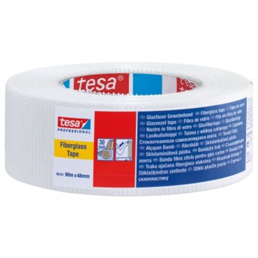 Cinta Juntas De Fibra De Vidrio Profesional 90 M X 48 Mm Tesa Tape