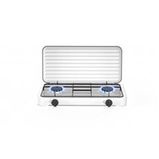 Cocina Camping Gas Con Tapa 2 Fuegos Ambit