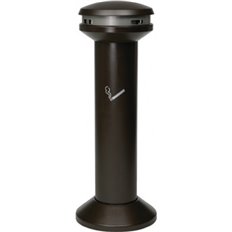 Cenicero De Pie D 394 X Al 1054 Mm Negro Chapa De Acero Rubb