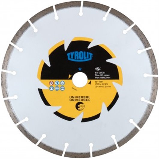 Disco Diamante General Obra Eco Basic Segmentado 115X1,8X222,23Mm Tyrolit