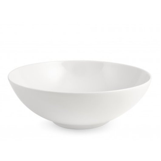 Ensaladera Porcelana York 26 Cm Blanca