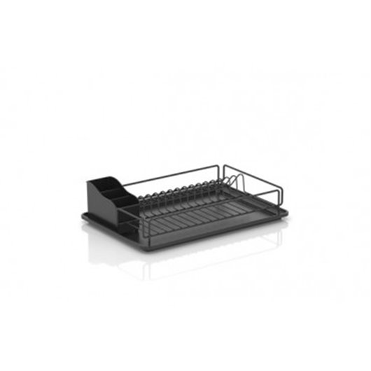 Escurreplatos Plano Negro 47,8 X 32,3 X 12Cm Duett