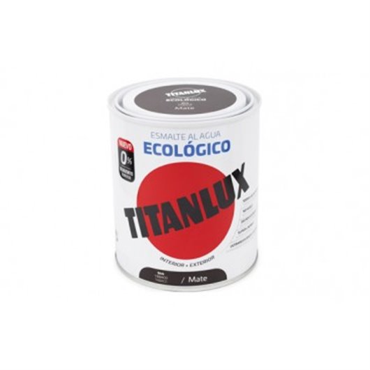 Esmalte Al Agua Ecologico Mate 250 Ml Tabaco Titanlux