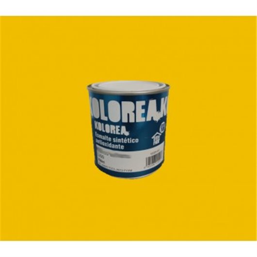 Esmalte Sintetico Antioxido Brillo 250 Ml Amarillo Real Kolorea