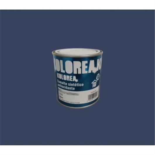 Esmalte Sintetico Antioxido Brillo 250 Ml Azul Cobalto Kolorea