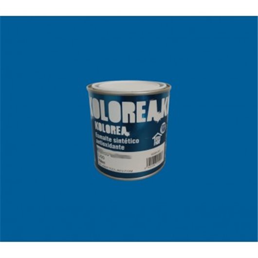 Esmalte Sintetico Antioxido Brillo 250 Ml Azul Luminoso Kolorea