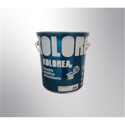 Esmalte Sintetico Antioxido Brillo 4L Aluminio Ral 9006 Kolorea