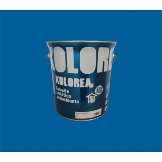 Esmalte Sintetico Antioxido Brillo 4L Azul Luminoso Kolorea