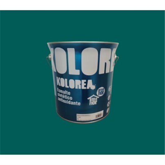Esmalte Sintetico Antioxido Brillo 4L Verde Hierba Kolorea