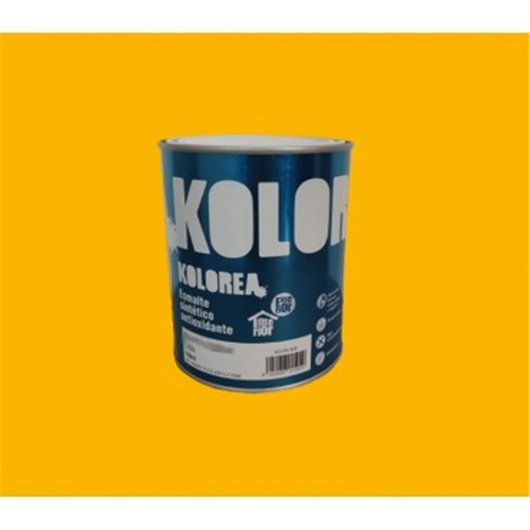 Esmalte Sintetico Antioxido Brillo 750 Ml Amarillo Medio Kolorea