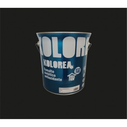 Esmalte Sintetico Antioxido Satinado 4L Negro Kolorea