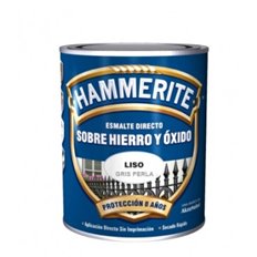 Esmalte Sobre Hierro Y Oxido Liso 750 Ml Gris Perla Hammerite