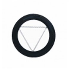 Embellecedor Tubo Estufa Acero Vitrificado Negro  100 Mm Exojo