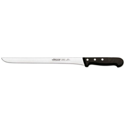 Cuchillo Jamonero Flex 280Mm Mango Polioximetileno  Negro Inox Arcos 281904