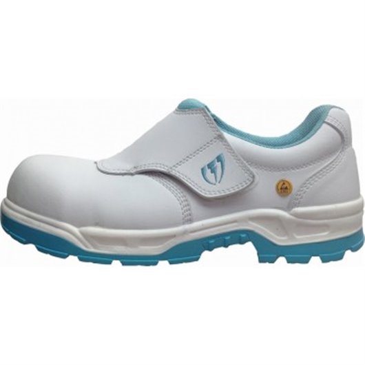 Zapato Seguridad S2 Esd Src Microfibra Blanca No Met Matrix