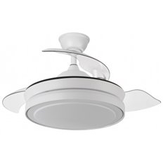 Ventilador De Techo Palas Retractil Blanco Plafon  50 Cm, 35 W Sonedas