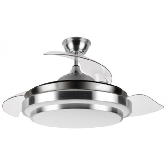 Ventilador De Techo Palas Retractil Acero Plafon  50 Cm, 35 W Sonedas