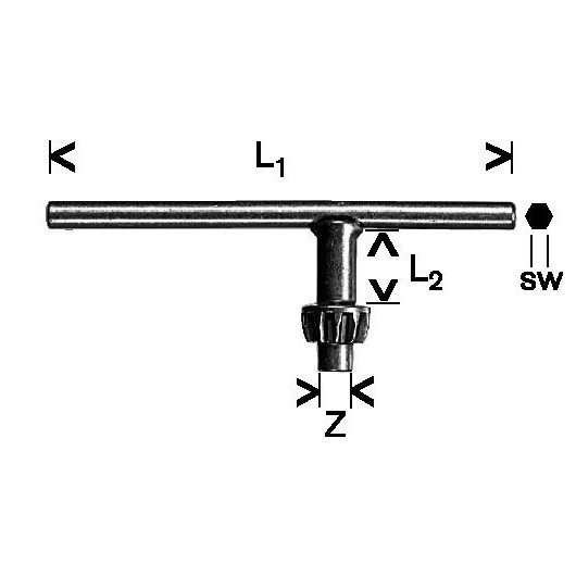 Llave Portabrocas Corona Dentada 06Mm Bosch