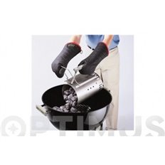 Set Chimenea Encendido + Briquetas + Pastillas Weber 28 Cm