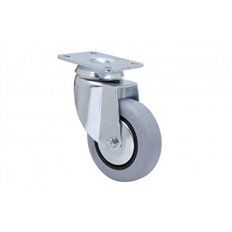 Rueda Gir. Goma Gris Liso Bh-Pgi 1-0163