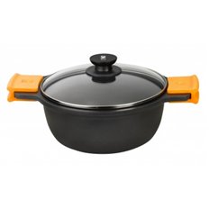 Cazuela Alta Aluminio Fundido Con Tapa Efficient 36 Cm Induccion Bra