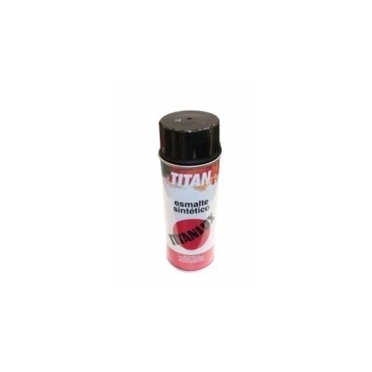 Esmalte Sintetico  Brillante  400 Ml Negro  Titanlux Titan