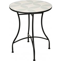 Mesa Acero Mosaico  60 Cm Import