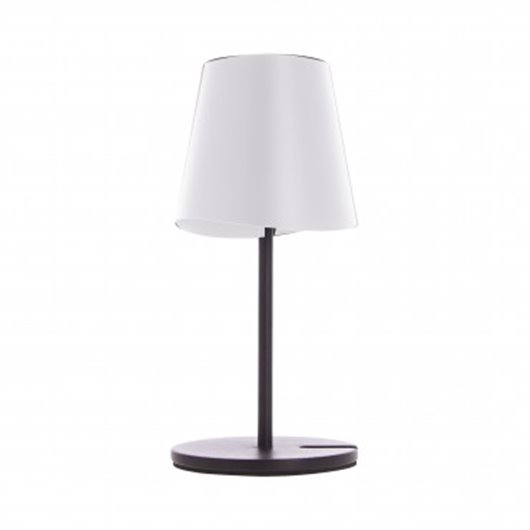 Lampara De Mesa De Metal Blanca 38Cm Usb Recargable 250 Lumens Regulable Cct 3000-4000 Xanlite