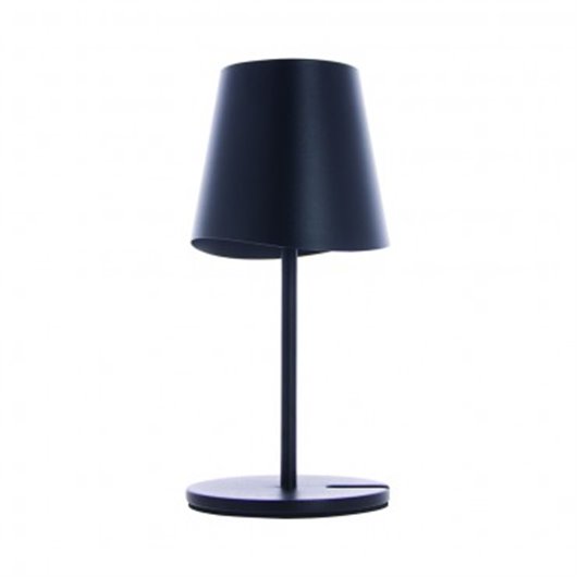 Lampara De Mesa De Metal Negro 38Cm Usb Recargable 250 Lm Regulable Cct 3000-4000K Xanlite