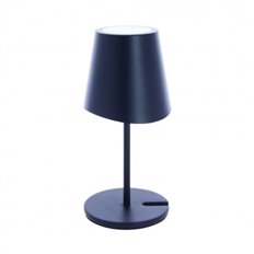 Lampara De Mesa De Metal Negro 38Cm Usb Recargable 250 Lm Regulable Cct 3000-4000K Xanlite
