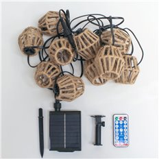 Guirnalda Solar Etna 10X0,5W 2700K 6M Ip44