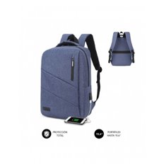 Mochila Para Portatil City 15,6" Azul Subblim