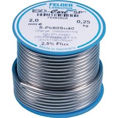 Hilo De Soldar Iso-Core® Ra 1,5Mm 250 Gr S-Sn60Pb39Cu1