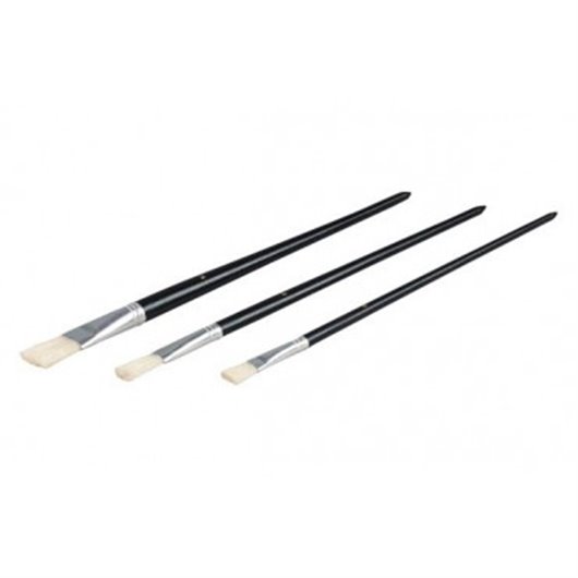 Pincel Para Retoques Plano Set 3 Uds N 8-12-16 Nespoli