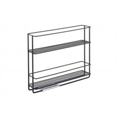 Especiero Deslizante In&Out Lava Color Negro Metaltex