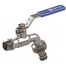 Grifo Curvo Enchufe Rapido 15Mm Palanca 1/2 X 3/4 Arco